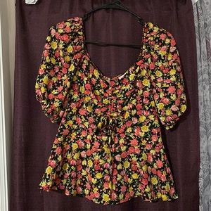 Lightly worn spring/ summer blouse